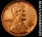 1945 Lincoln Wheat Cent- Red- Choice Gem Brilliant Unc Luster- No Reserve #K2049