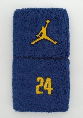 Nike Wristbands Baseball MLB #24 Willson Contreras Midnight Navy/Amarillo