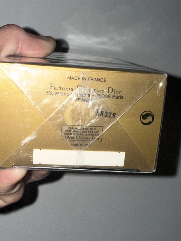 Perfume eau de cologne Christian Dior 100 ml 3,4 oz sellado vintage nuevo en caja Foto 3 de 4