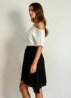 Eileen Fisher Skirt Asymmetrical Black Elastic Band - Size S — photo 5