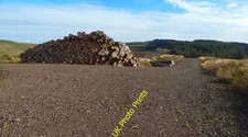 Photo 6x4 Forestry track and timber stacks Bellsmyre The picture was take c2016