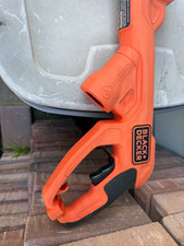 BLACK+DECKER Corded Electric String Trimmer Adjustable Head Orange/Black