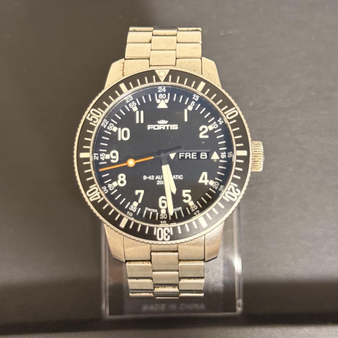 Fortis B-42 Official Cosmonauts Day-Date Automatic 200M Ref 647.10