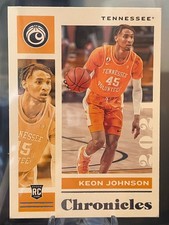 2021 Panini Chronicles Draft Picks Basketball Keon Johnson-#6 RC. Tennessee U