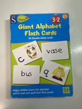 Giant Alphabet Flash Cards - 26 double sided cards
