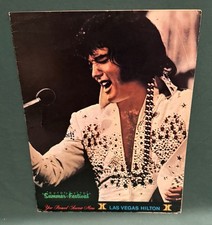 Elvis Presley Hilton Hotel 1974 Las Vegas Souvenir Menu Summer Festival
