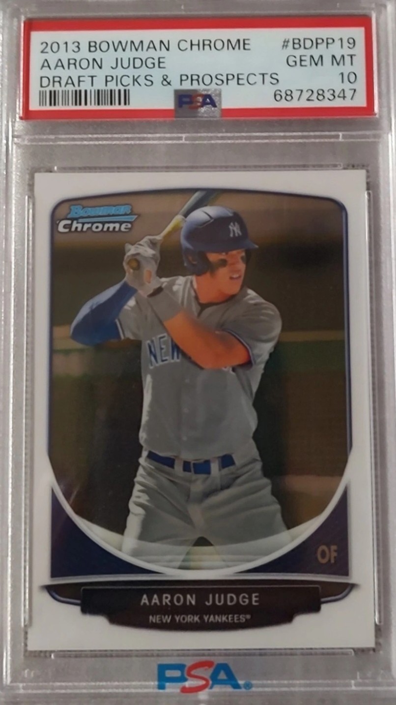 AARON JUDGE 2013 Bowman Chrome Draft Rookie Card PSA 10