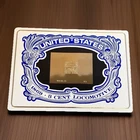 23 Karat Gold Proof Collection US Stamp 1869 Scott 114 3 cent locomotive Z