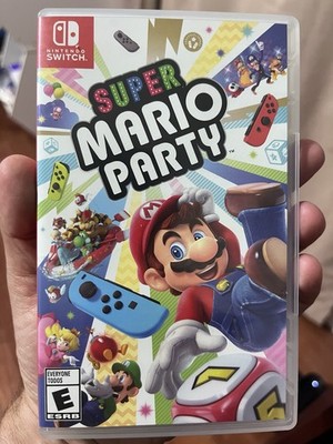 Super Mario Party (Nintendo Switch, 2018) Complete In Box - Tested & Working