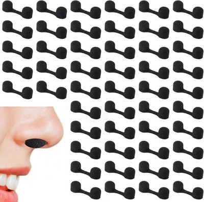 100 Pieces Nose Plug Filter Disposable Nose Dust Filters Nostril Filters Spray