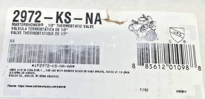 #ad #ad Kohler MasterShower K 2972 KS NA 1 2quot; Thermostatic Mixing Valve $174.99