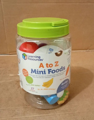 Learning Resources A-Z Mini Alphabet Essen Spielen Küche Spielzeug Vorschule Neu