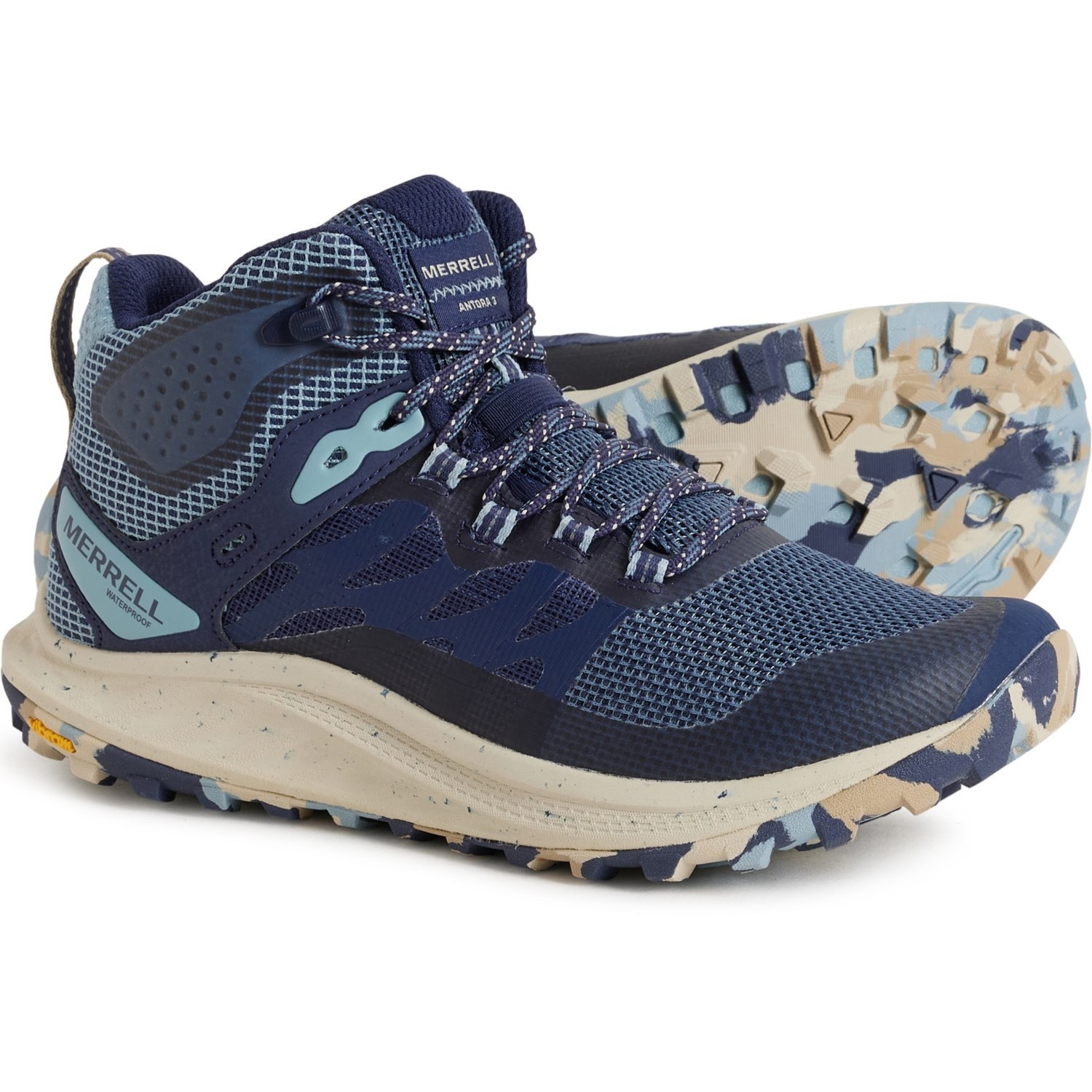 Merrell Antora 3 Mid scarponi da trekking impermeabili da donna (scegli una taglia) nuovi con scatola