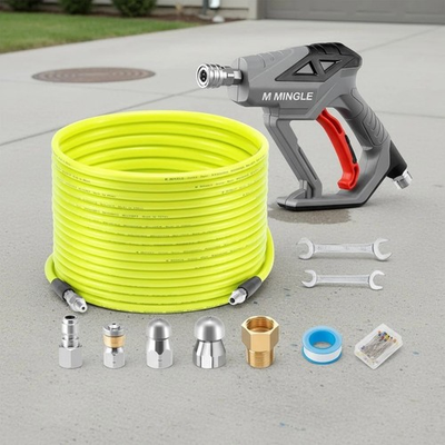 #ad 100 FT Sewer Jetter Kit for Pressure Washer – Ultimate Drain Cleaner $89.70