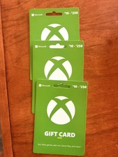 Xbox Gift Cards - $250 Each - Asking $200 @ $50 discount! Buy 1, 2, or all 3