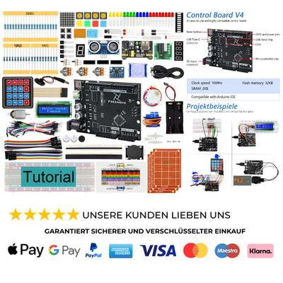 Ultimate Starter Kit mit Arduino IDE Kompatibilität 274 Seiten Tutorial 217