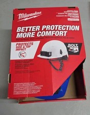 Milwaukee Tool Bolt Blue Vented Safety Helmet