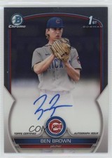 2023 Bowman Chrome Prospect Ben Brown #CPA-BBN Auto 1j9f
