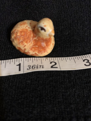 Vintage Miniature Porcelain Quail Partridge Grouse Figurine READ