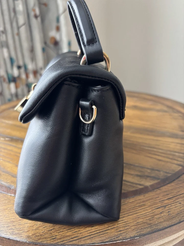 Bolso sin asas Ted Baker de cuero negro nuevo con etiquetas Foto 4 de 4