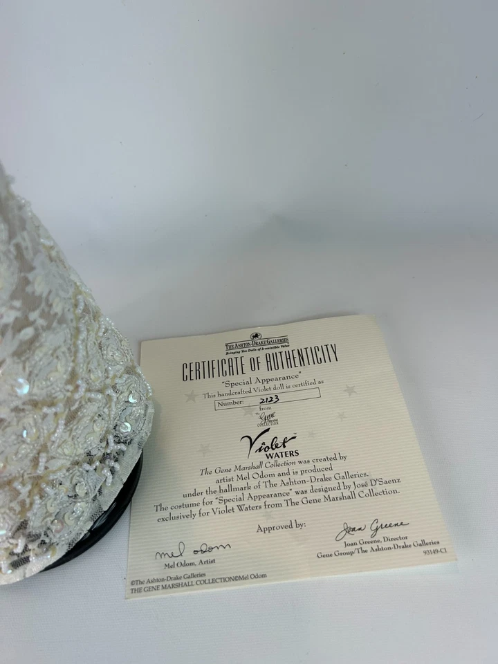 Muñeca Gene Marshall Colección Aguas Violetas "Apariencia Especial" Ashton Drake Foto 3 de 3