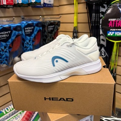 HEAD Revolt Pro 4.5 Women's All Court Tennis Shoes (White/Twilight Blue)