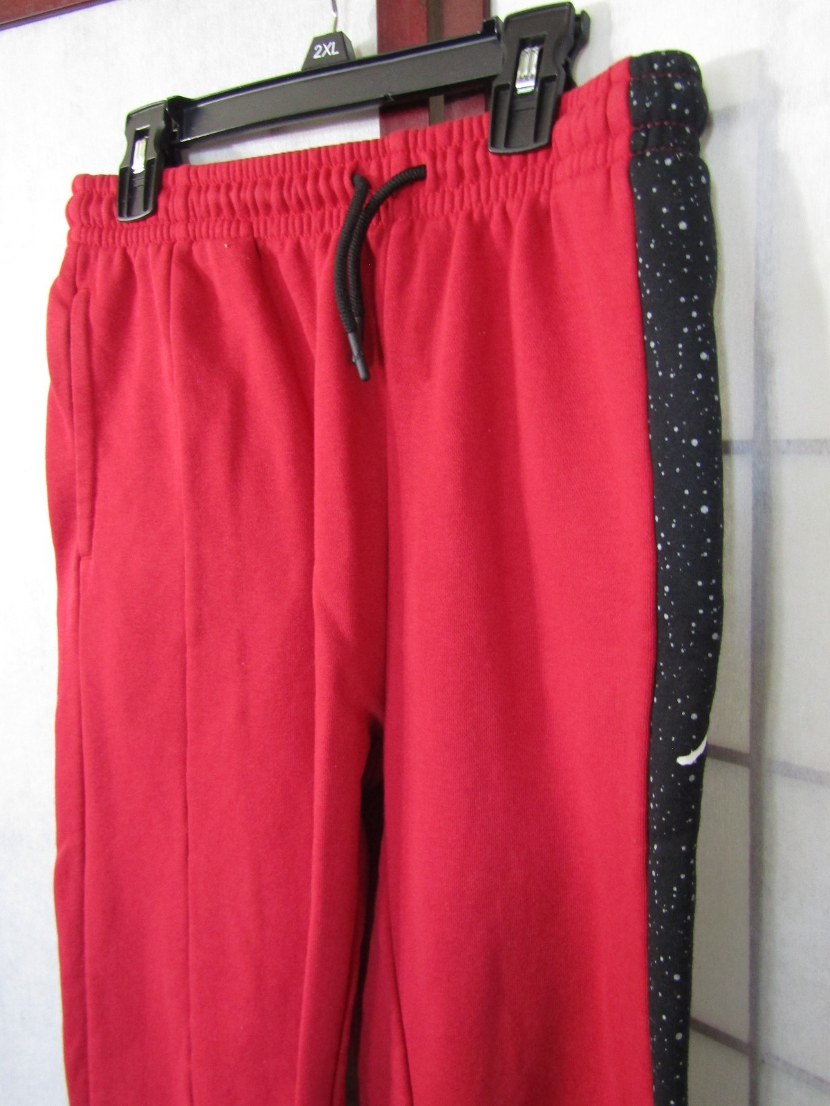 Jordan Jumpman Red/Black Stripe Cotton/Polyester Pants Youth Size XL thumbnail 2