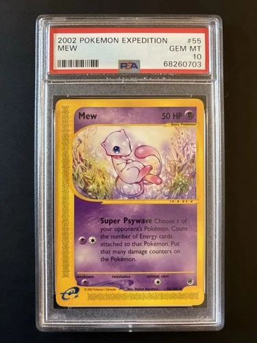 Pokemon Card Mew RARE / Wizards Shipping / PSA 10 Gem Mint US
