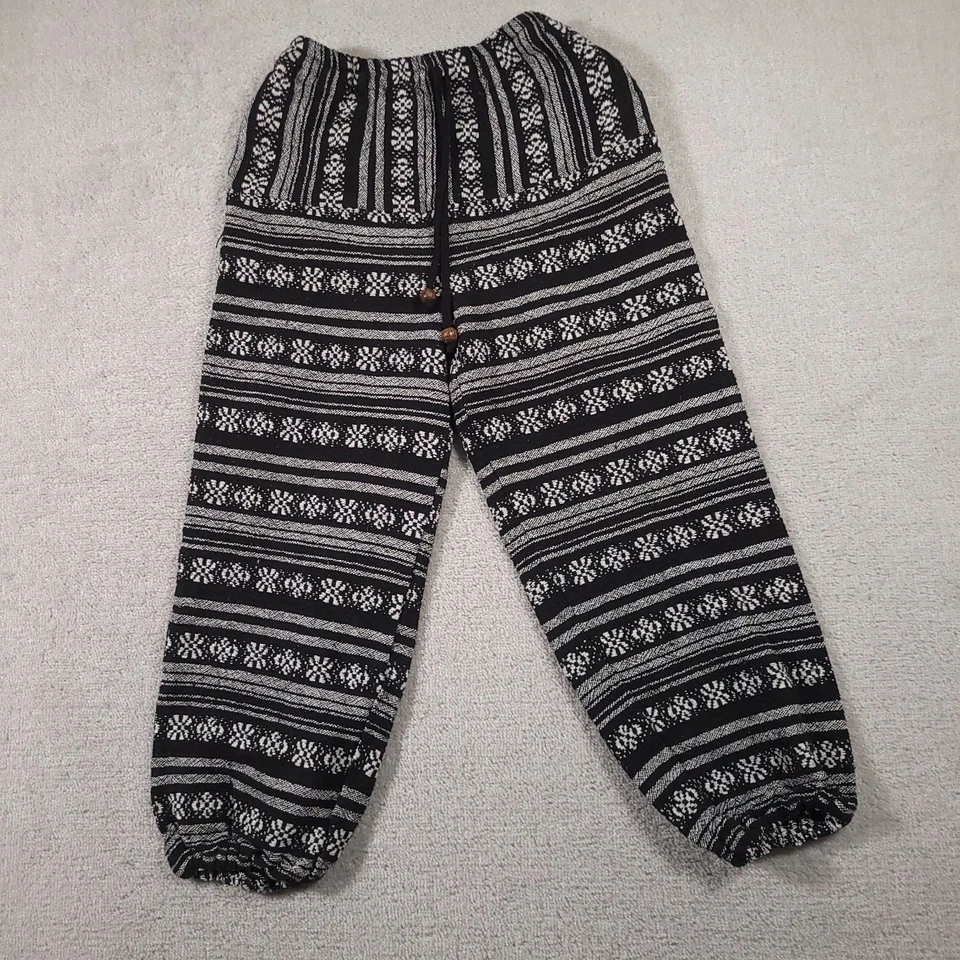 Harem Pants From Harempants.com Pull On Pants Drawstring Jogger Women's Small - Image 2 of 4