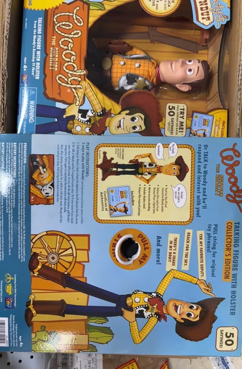 ToyStory Signature Collection Thinkway Talking Woody Doll Sealed