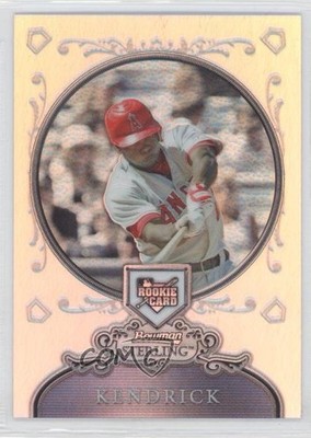 2006 Bowman Sterling Refractor 77/199 Howie Kendrick (Vertical) #BS-HK 1g5