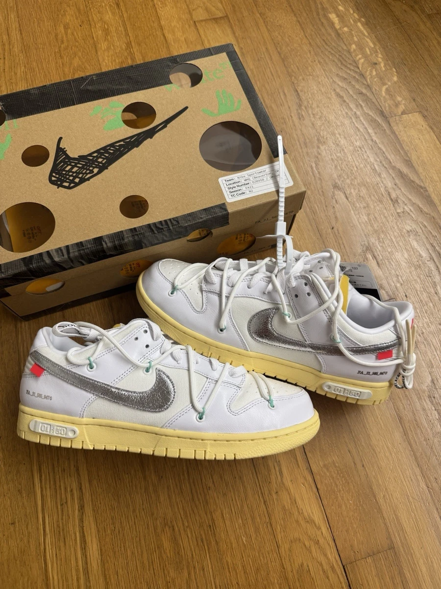 Nike Off-White x Dunk Low Lot 01 of 50 for Sale | Authenticity