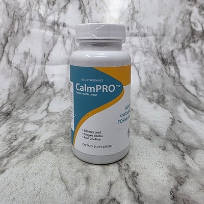 CalmPro 5 Nerve Calming Formula 60 Capsules Exp 2027