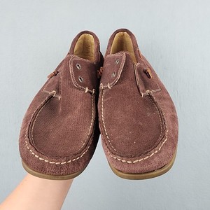 John Varvatos Star USA Mens 10.5M Leather Charcoal Gray Laceless Boat Shoes John Varvatos Boat Shoes | eBay main image 3