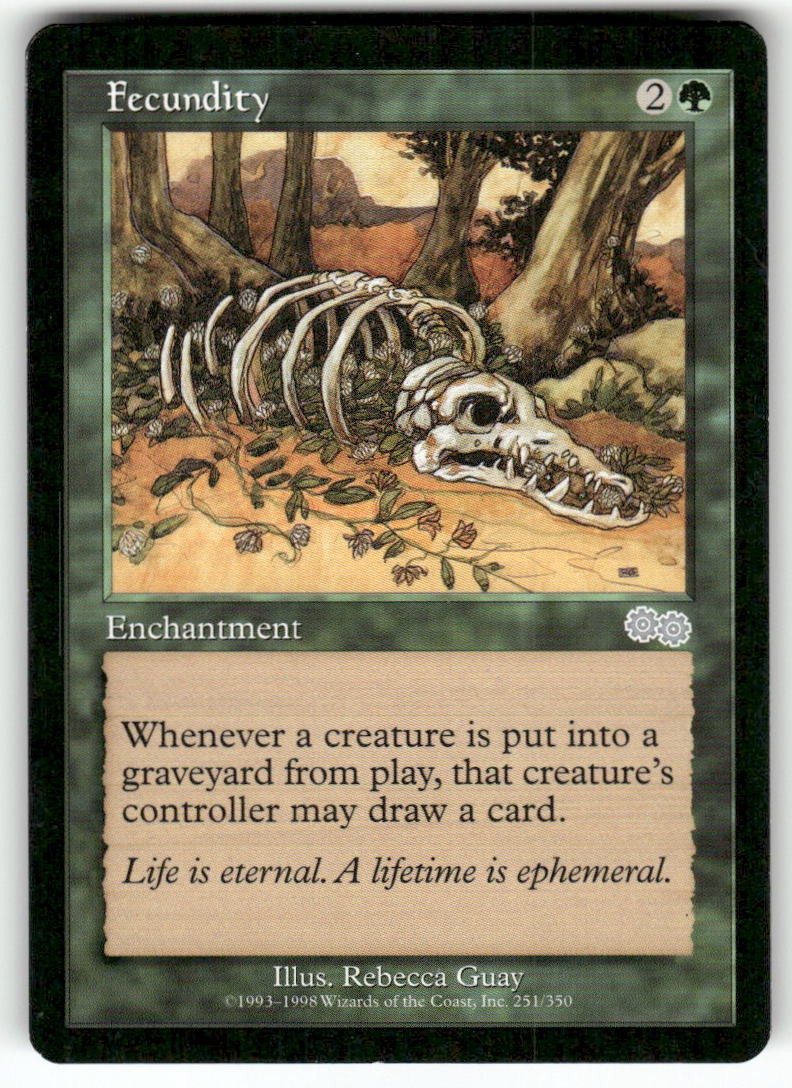 Fecundity U Urza's Saga  251 MTG LP