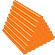 Orange Hot Glue Sticks Full Size, 36 Pack Sealing Wax Sticks for Stamp Seals ...