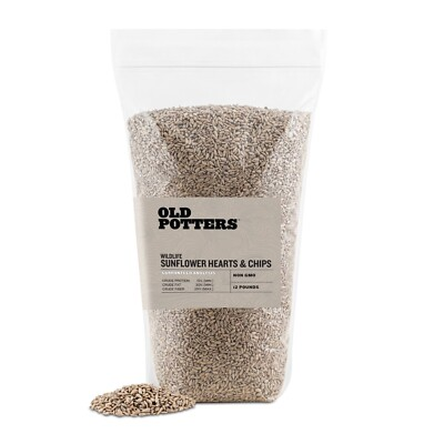 #ad Old Potters Wildlife Sunflower Hearts amp; Chips Attracts Birds amp; Wildlife $39.99
