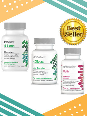 Shaklee Variety Pack Vitamin B Complex Zinc Comp Multivitamin