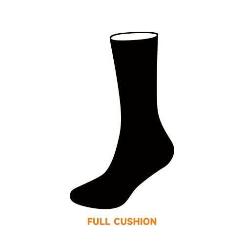 Merino Wool Boot Socks, Made in USA, Heavyweight with Full Cushion, Large - Picture 5 of 6