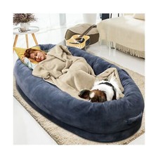 Human Dog Bed, 67"x38"x12" Giant Dog Bed for Adults and Pets, Human Dog Bed f...