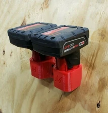Milwaukee Tools M12 DOUBLE Battery TRUCK Mount Hanger **LIFETIME GUARANTEE**