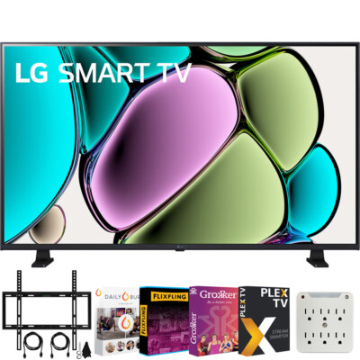 LG 32LR655BPUA 32'' Class LR65 Series LED HD WebOS TV +Mount Entertainment Bundle