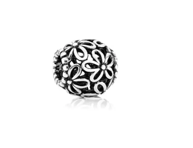 Openwork flower charm deals