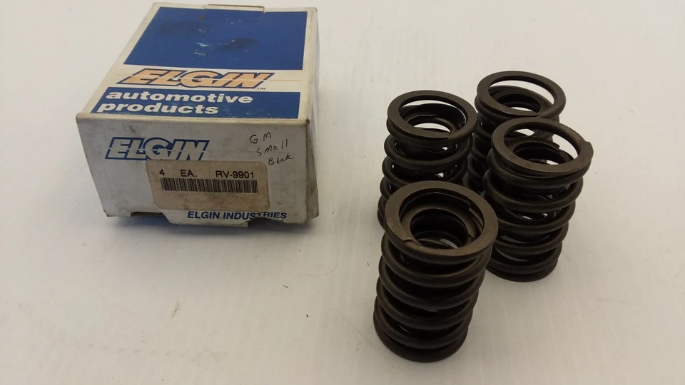 ELGIN RV-9901 VALVE SPRING GM SMALL BLACK BOX OF 4 NIB - Image 2 of 4