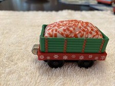 Thomas & Friend Learning Curve Die Cast Train Candy Cane Cargo Car 2003 Navidad