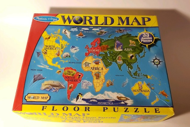 melissa and doug world puzzle