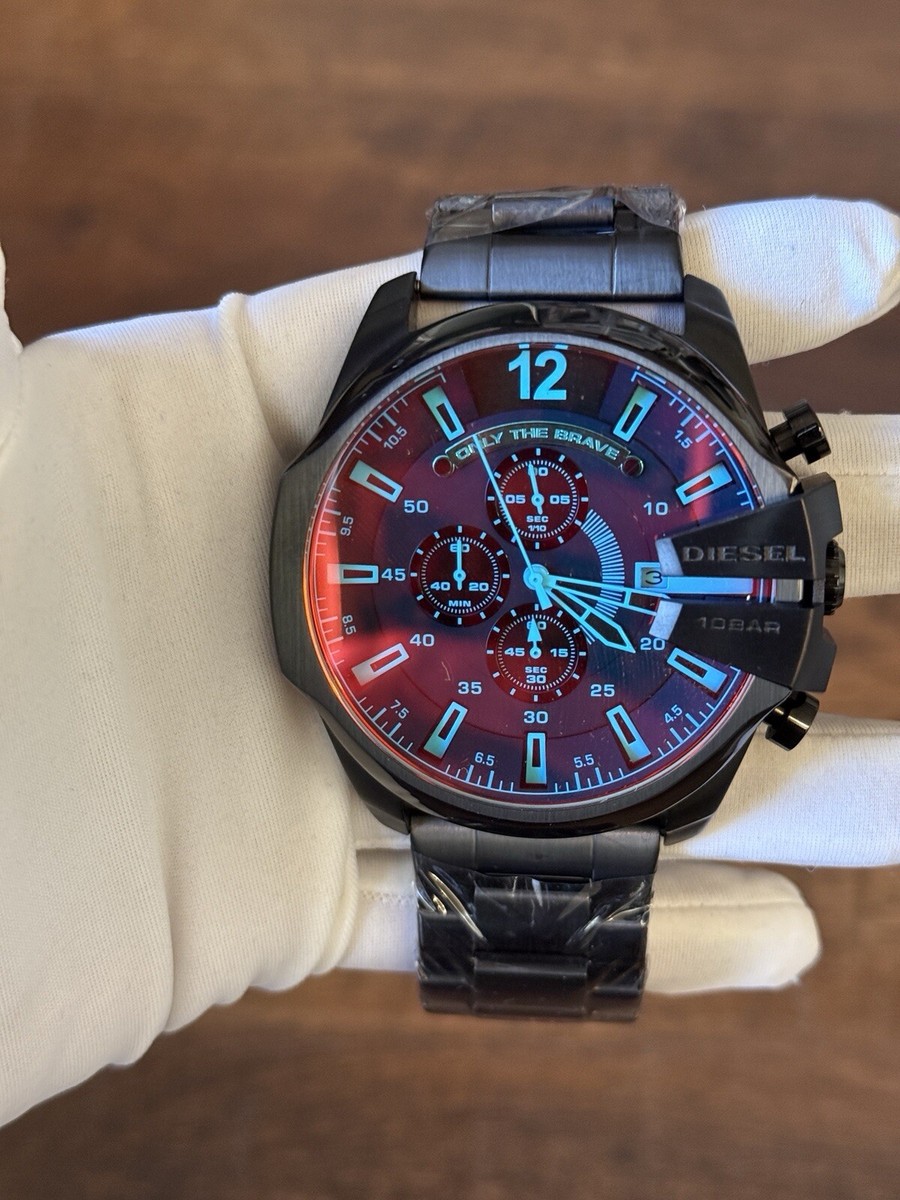 Dz4318 Diesel Black Mega Chief Stainless Steel Men' S Watch for