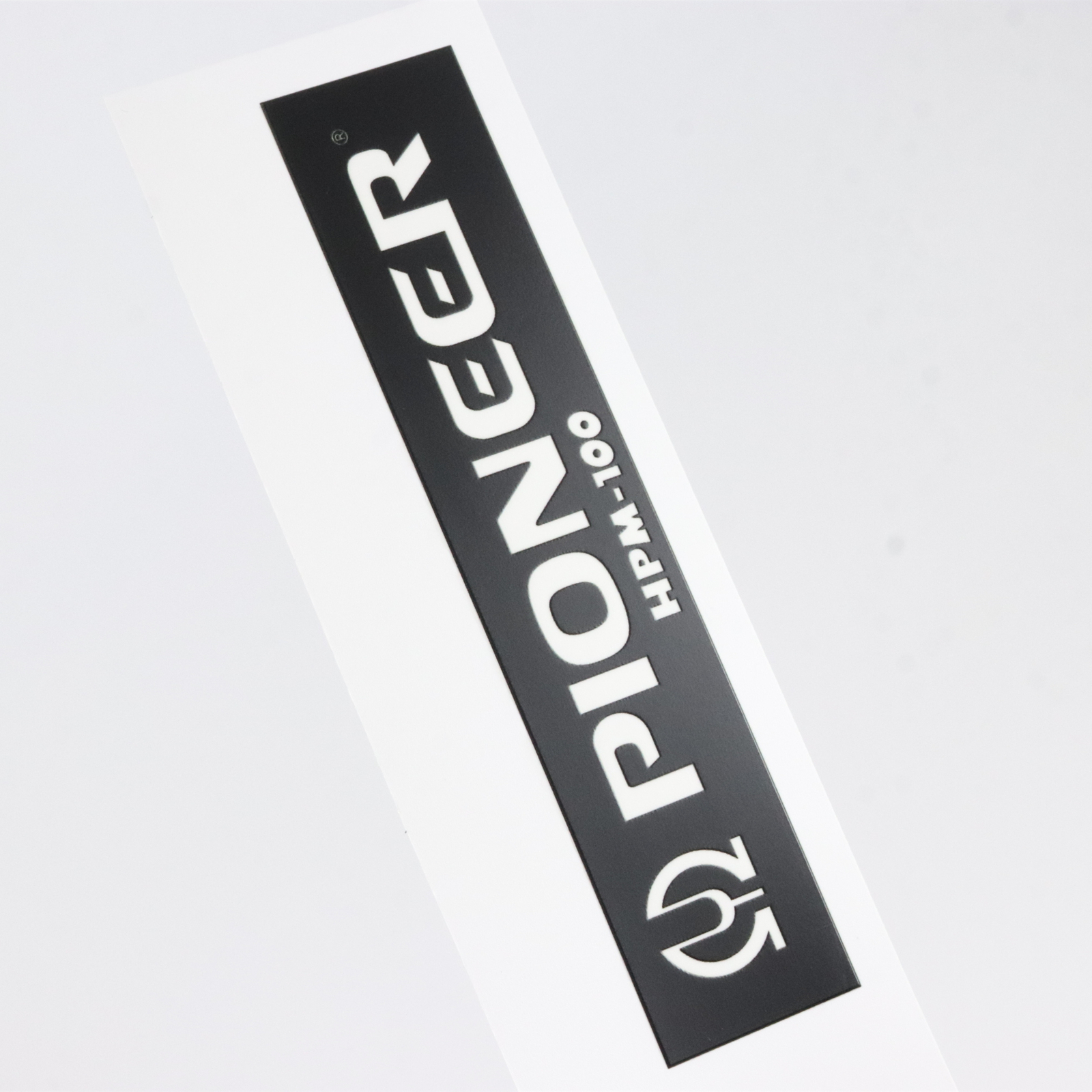 PIONEER HPM-100 logo badge Sticker Decal waterproof 128mm(5.03")X26mm(1.02")