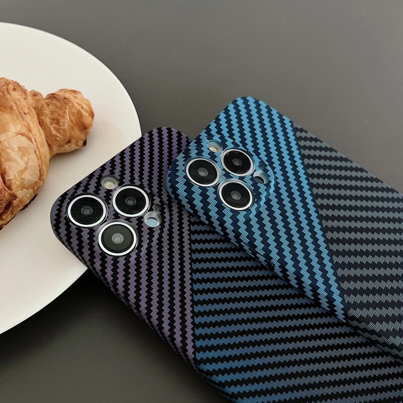 Carbon Fiber Case For iPhone 16 15 14 Pro 13 12 11 Pro Max XR 7 Soft Back Cover - Image 4 of 4