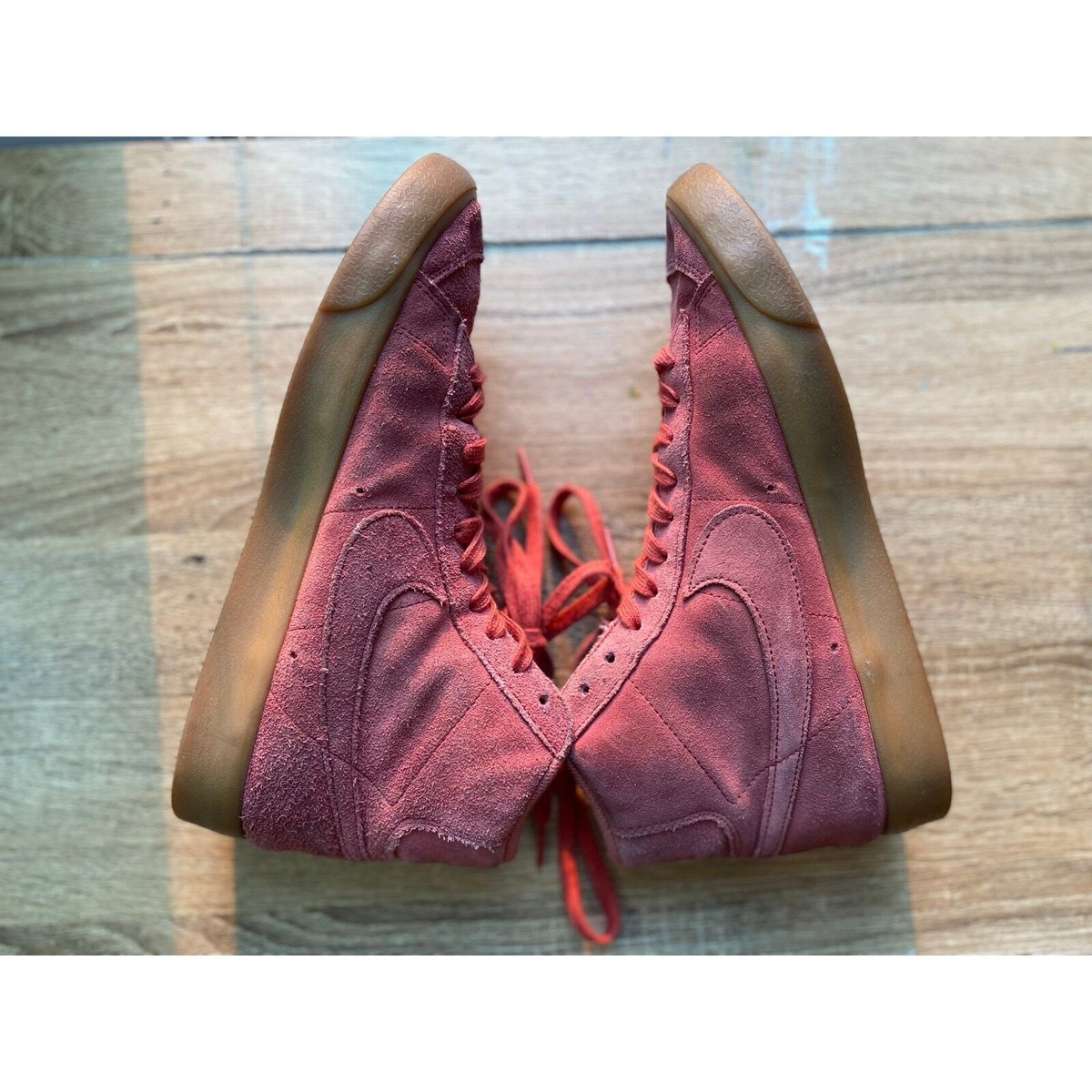 Nike Blazer Mid 77 Suede Light Redwood Hi-Top Shoes Sneakers  display picture 2